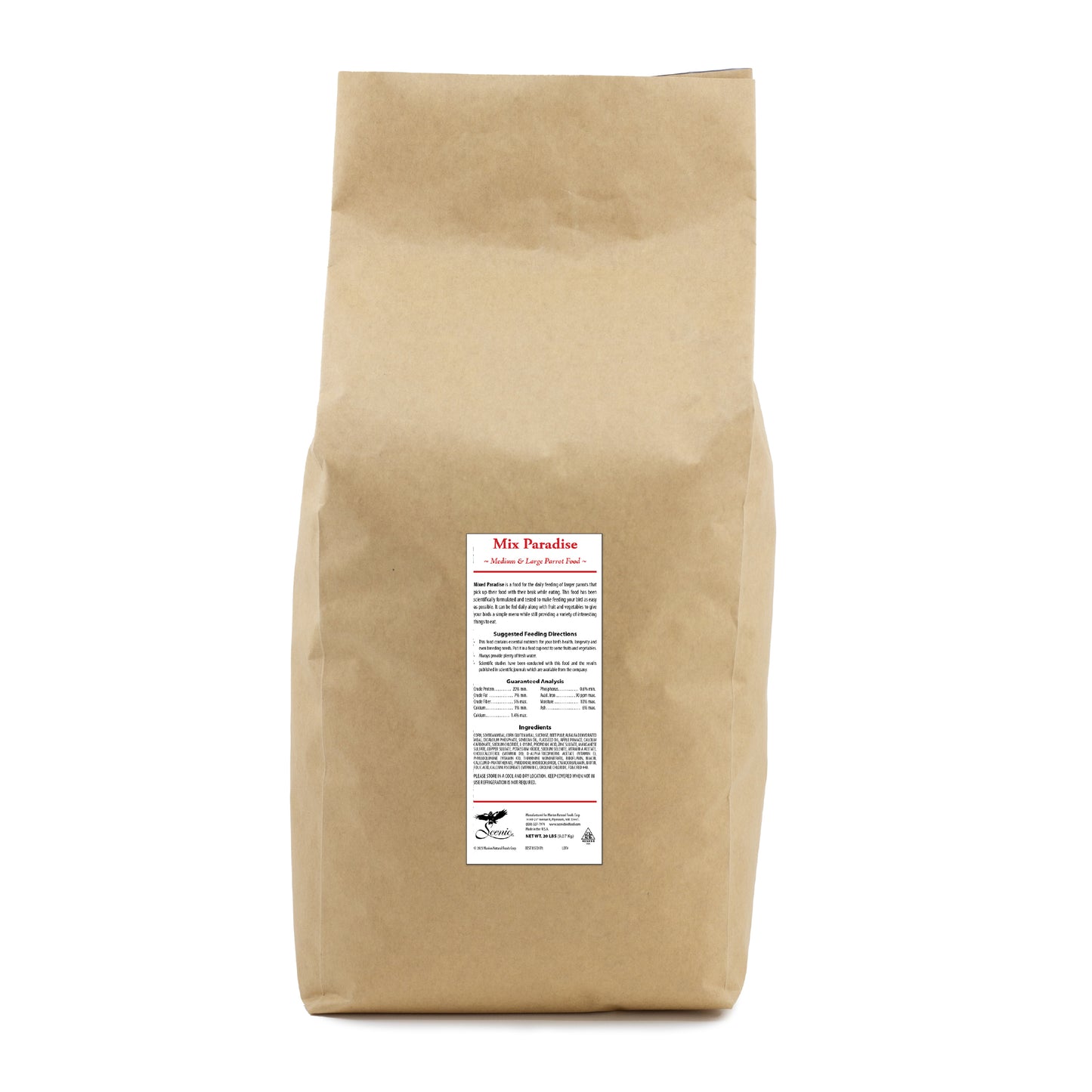 Scenic Paradise Food - Conures & Medium Parrots